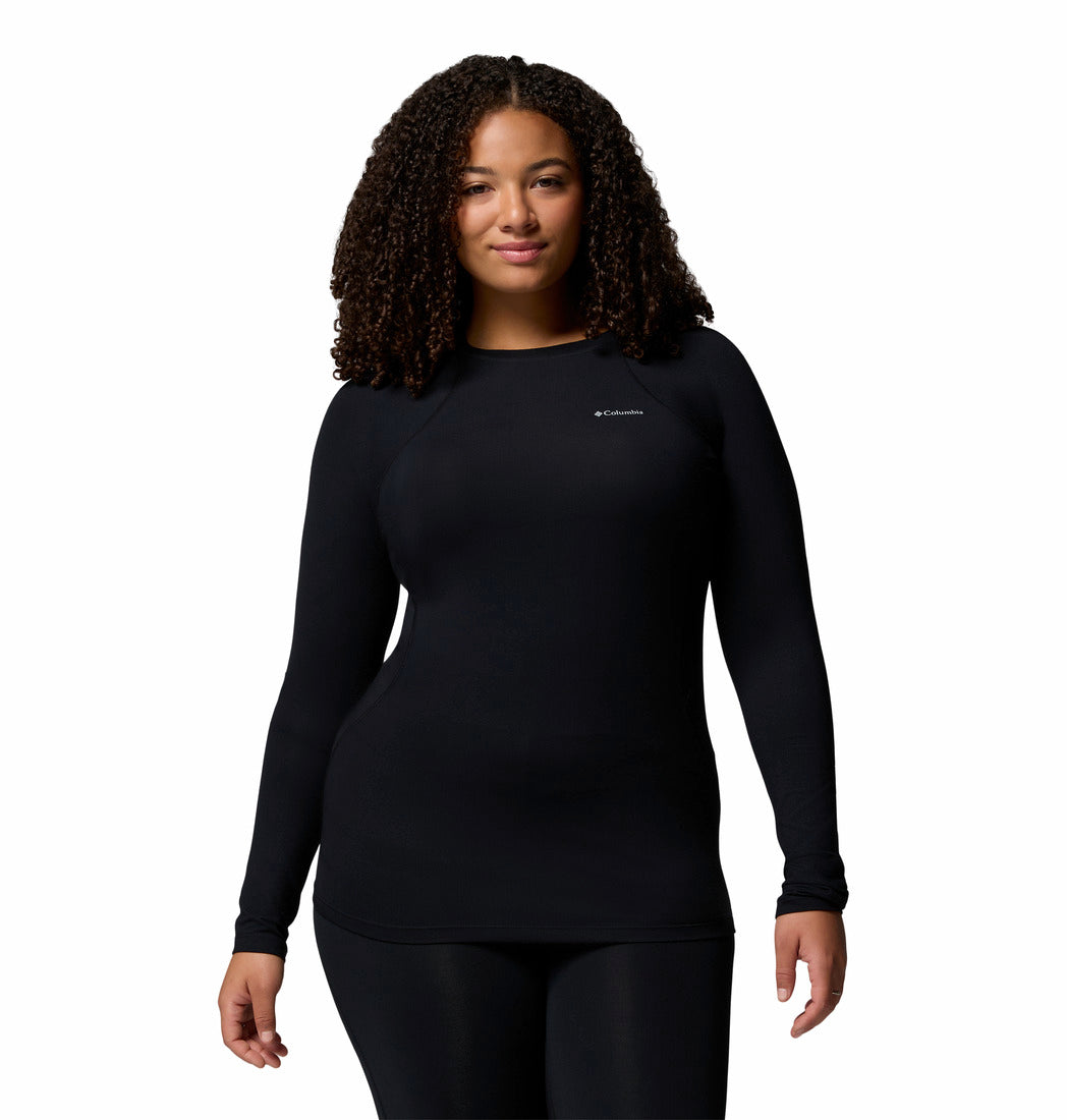 Columbia Women Black Midweight Stretch Long Sleeve Top (Non Returnable