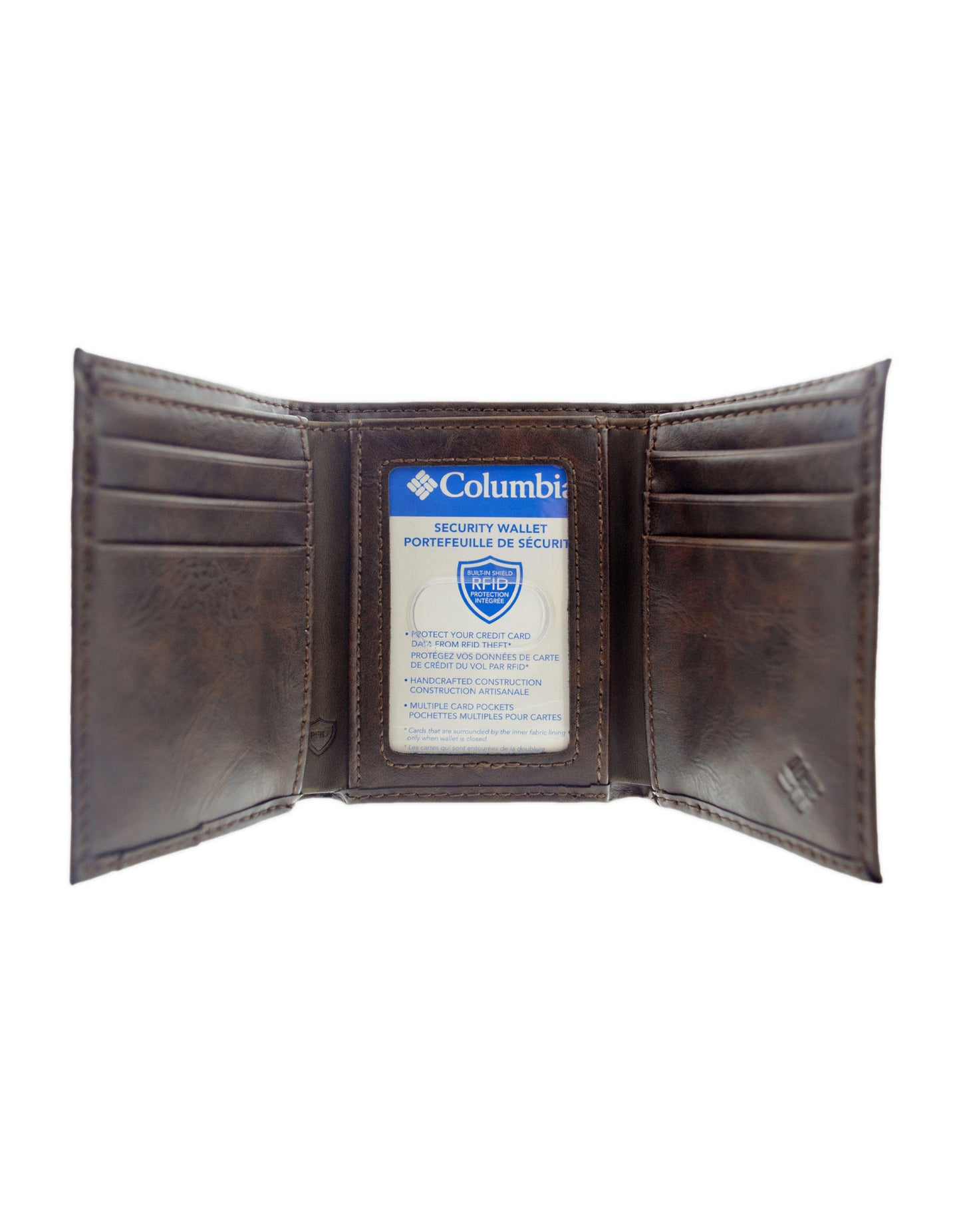 Columbia Unisex Brown RFID Lofton Trifold Wallet