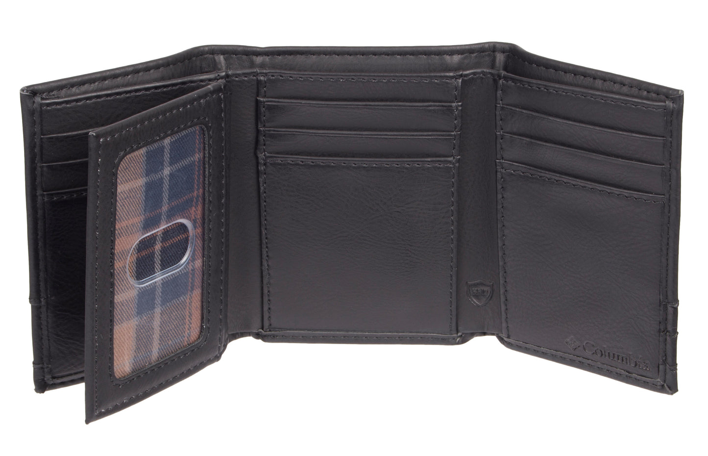 Columbia Unisex Black RFID Stassel X Capacity Trifold Wallet