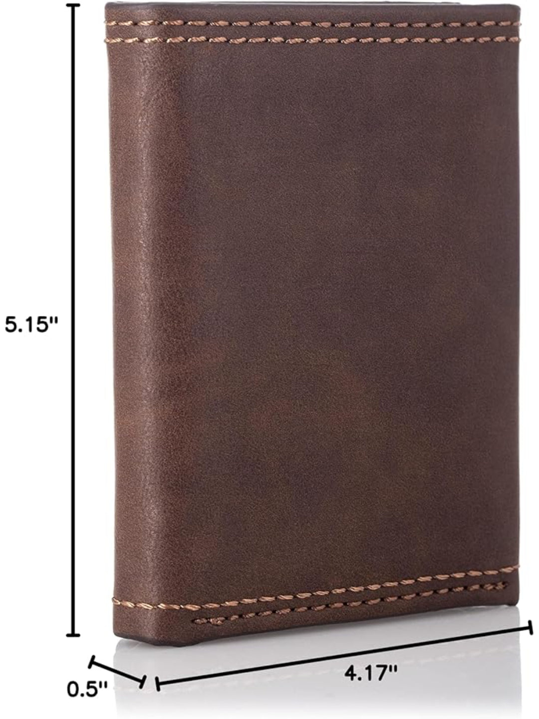 Columbia Men Brown RFID Extra Capacity Trifold Wallet