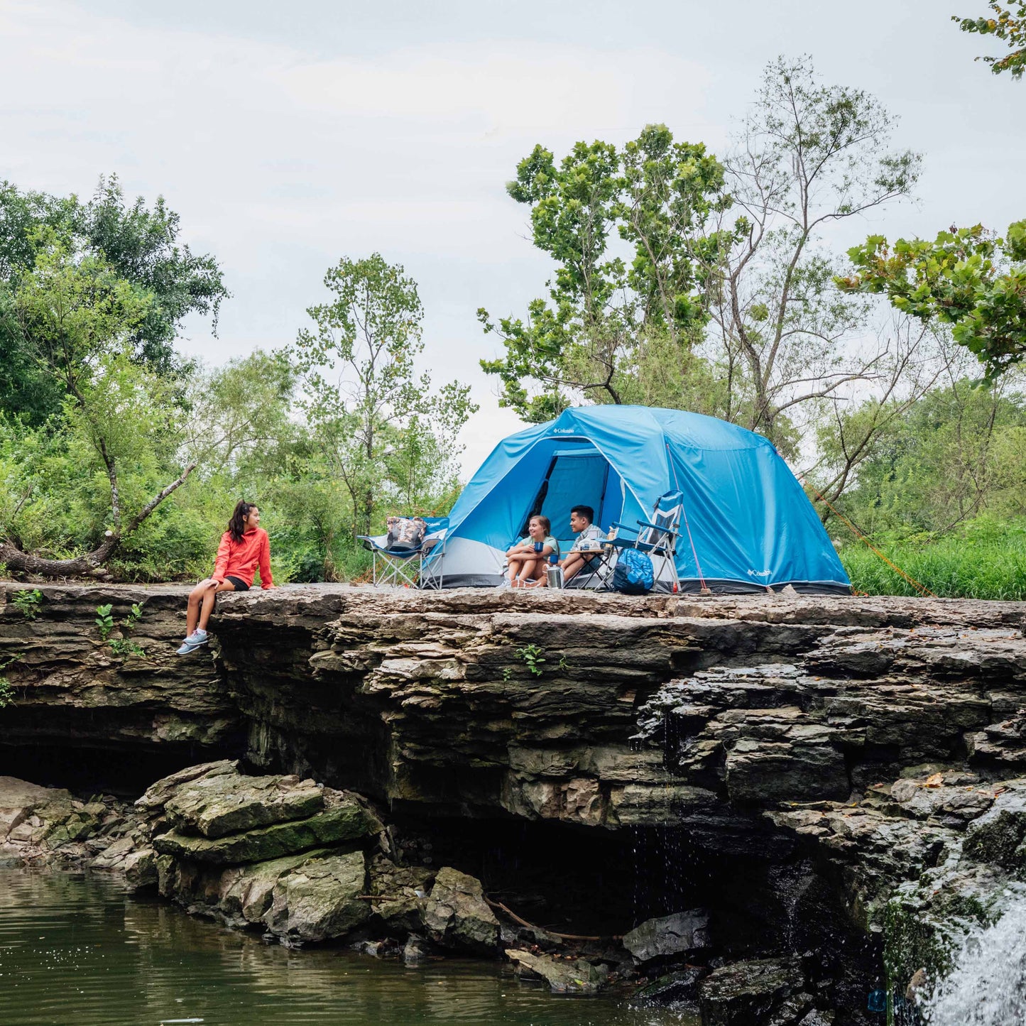 Columbia Unisex Blue Omni-Shield 6P FRP Dome Tent