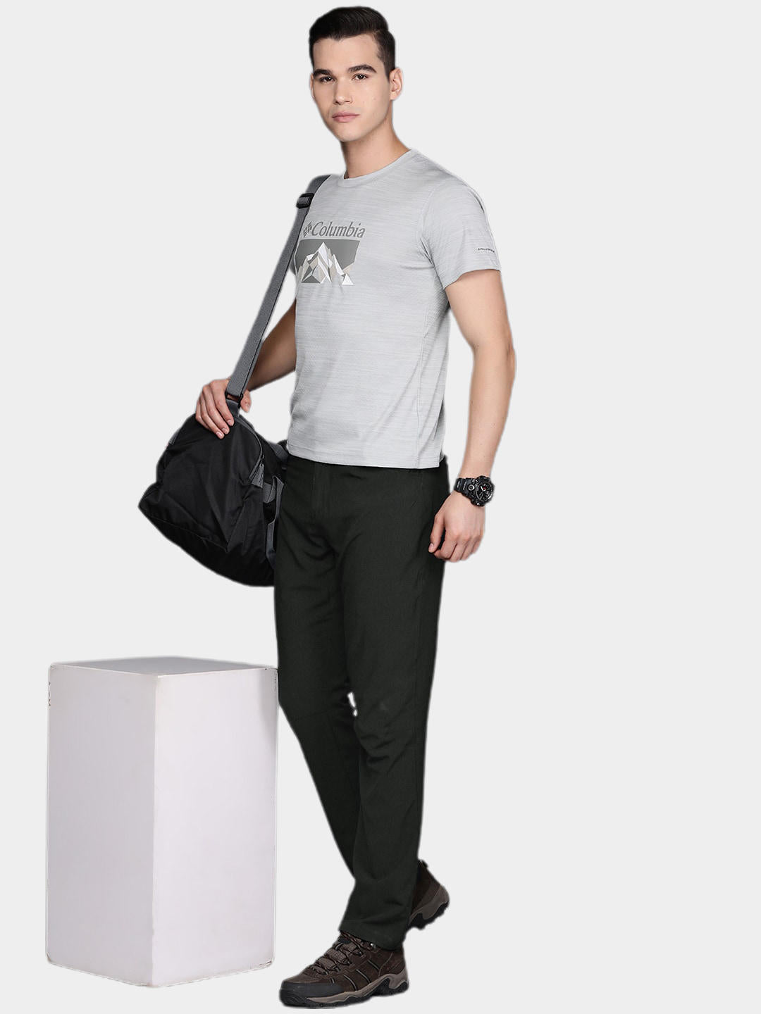 Columbia Men Black Omni-Shield Outdoor Elements Stretch Pant