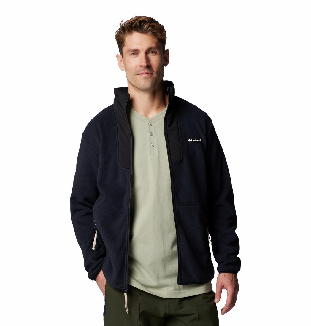Columbia Men Black Sequoia Grove Fleece Jacket