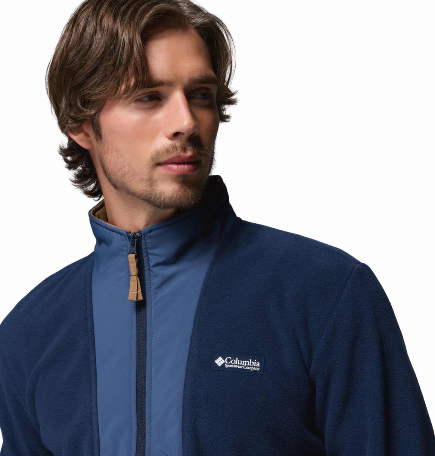 mens blue mtr sequoia grove ii fleece jacket