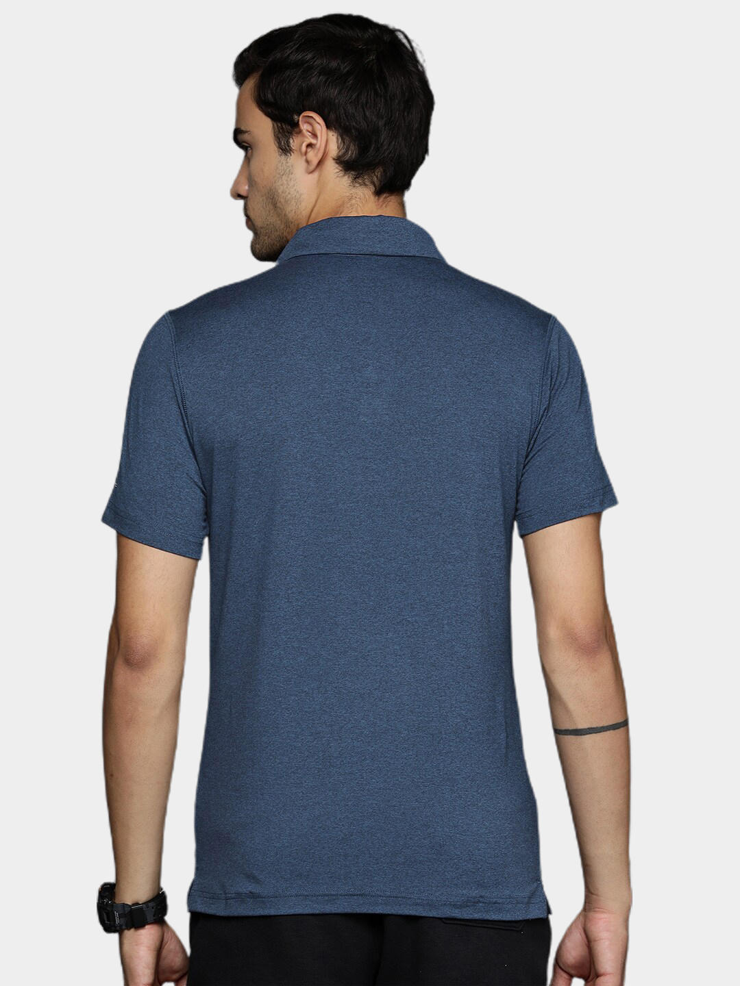 Columbia Men’s Navy Blue Omni-Wick Tech Trail Polo Shirt Lightweight