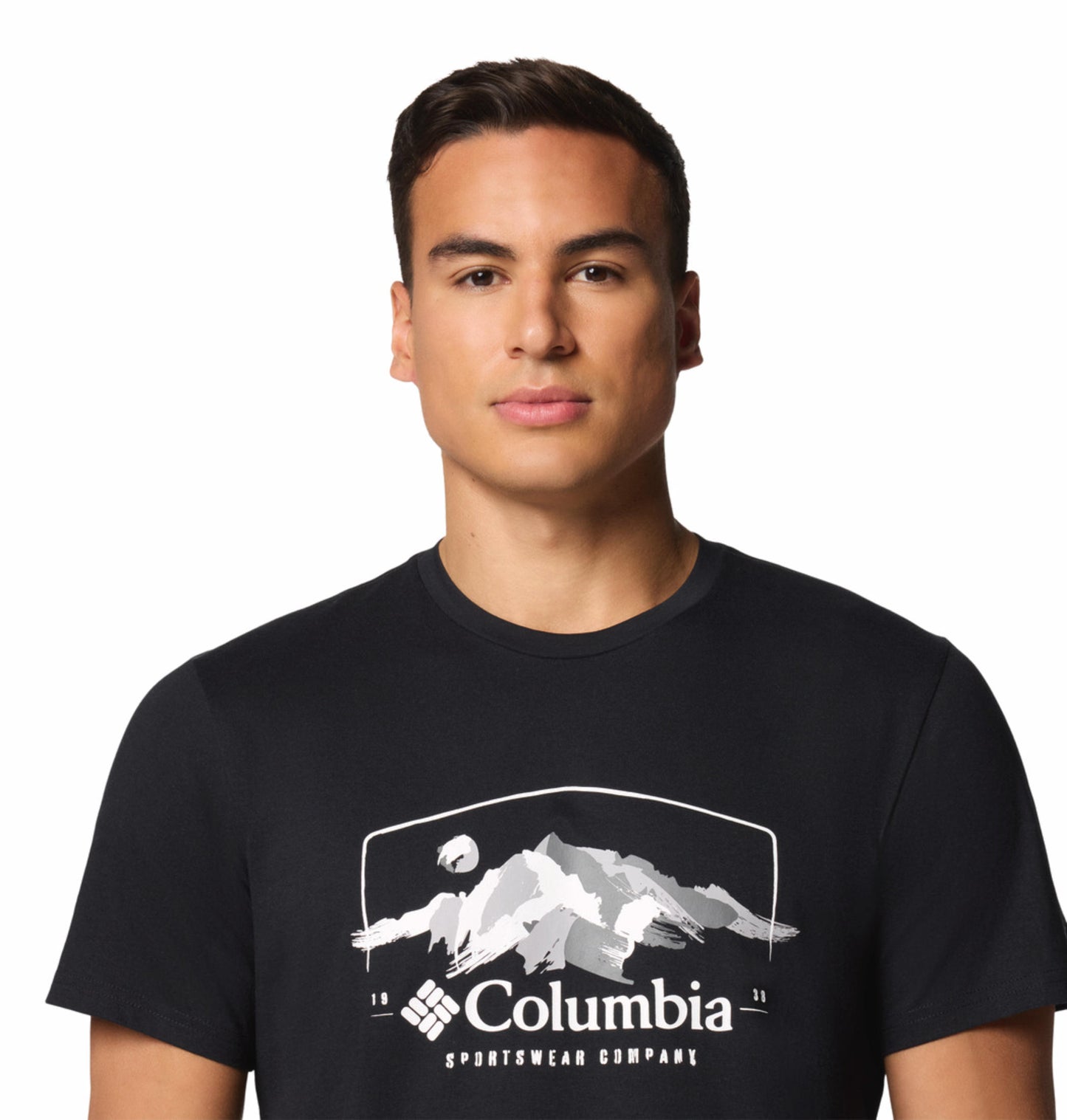 Columbia Men Black Path Lake Graphic Tshirt