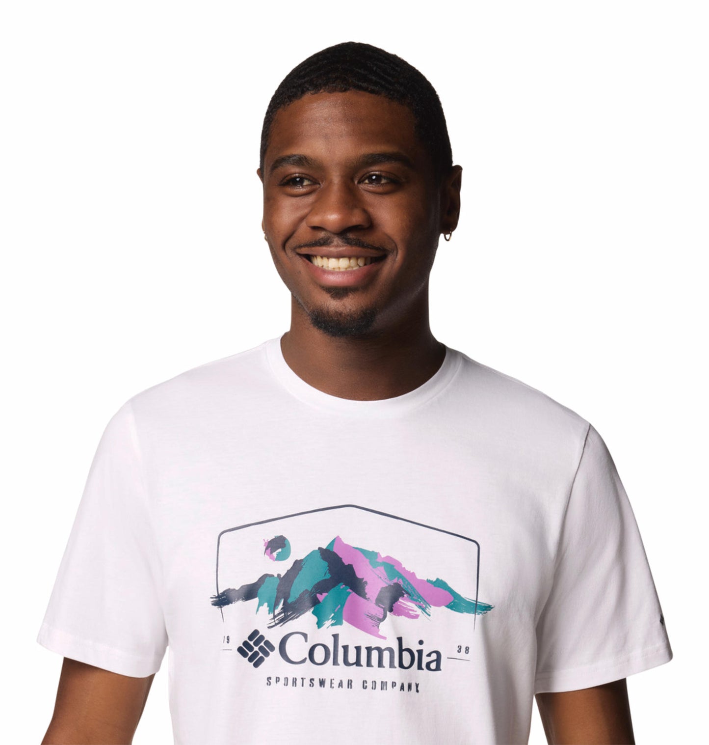 Columbia Men White Path Lake Graphic Tshirt