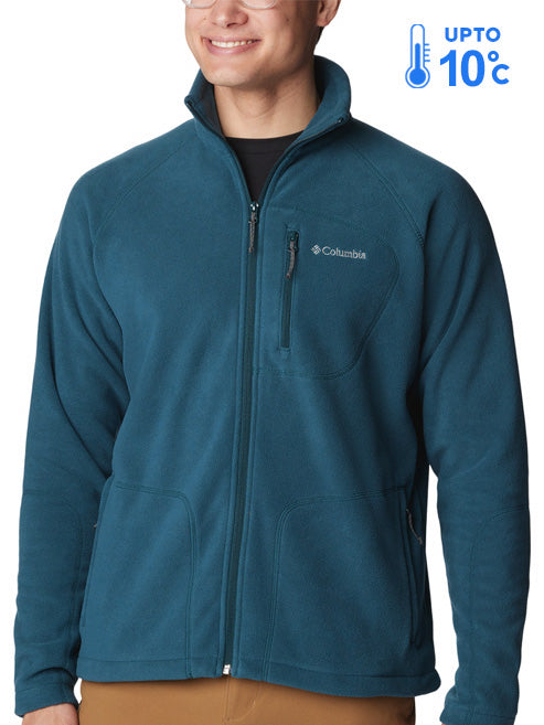 Columbia Men Blue Fast Trek II Fleece Jacket