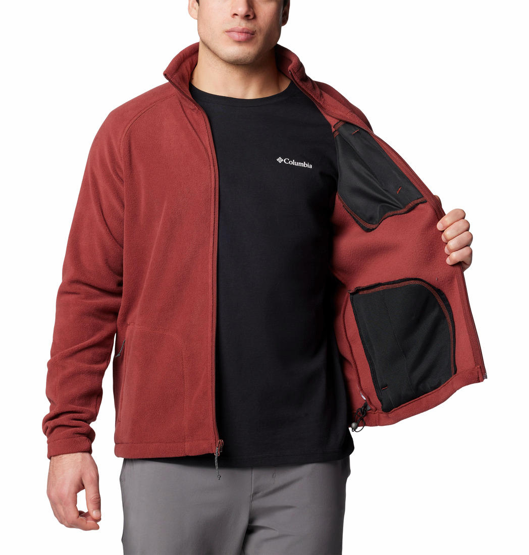 Columbia Men Red Fast Trek II Fleece Jacket