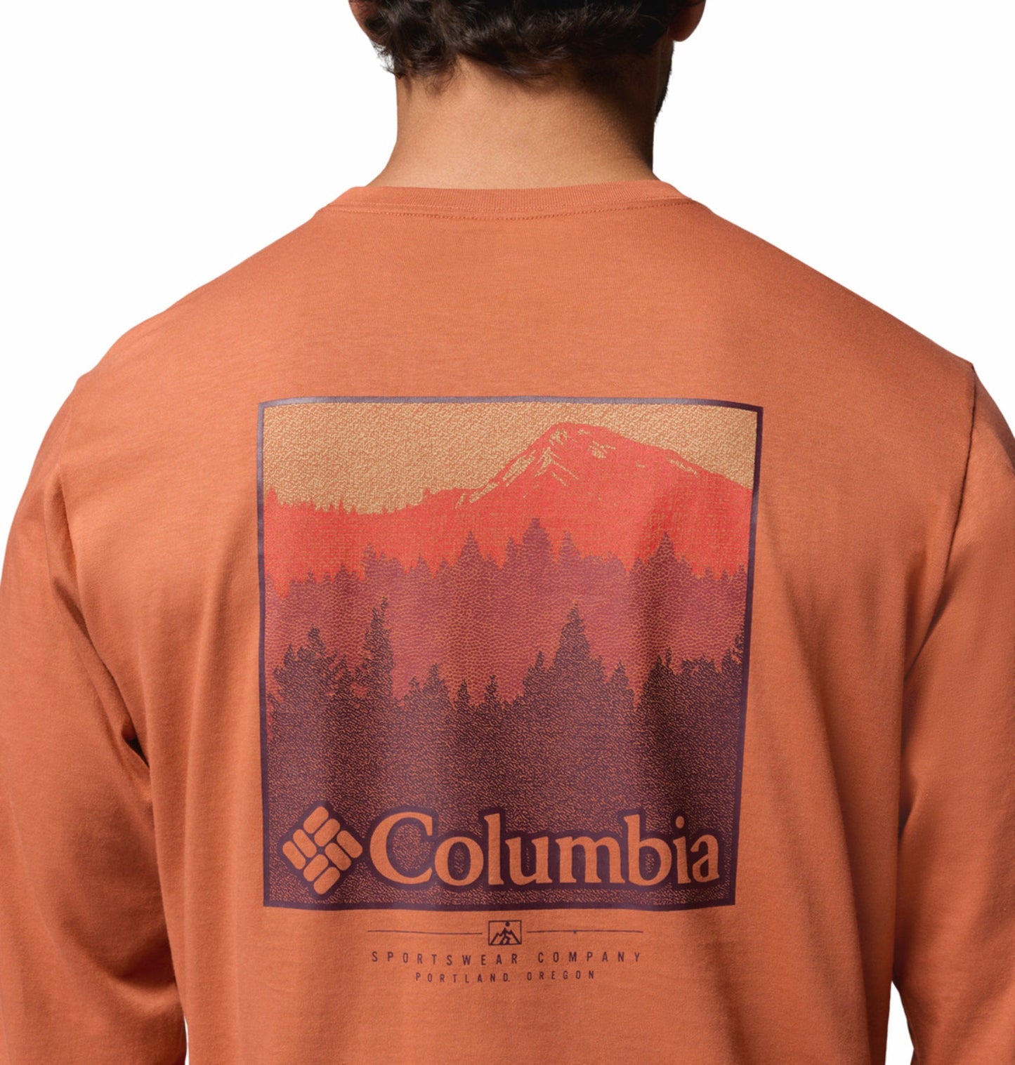 men brown csc graphic tshirt