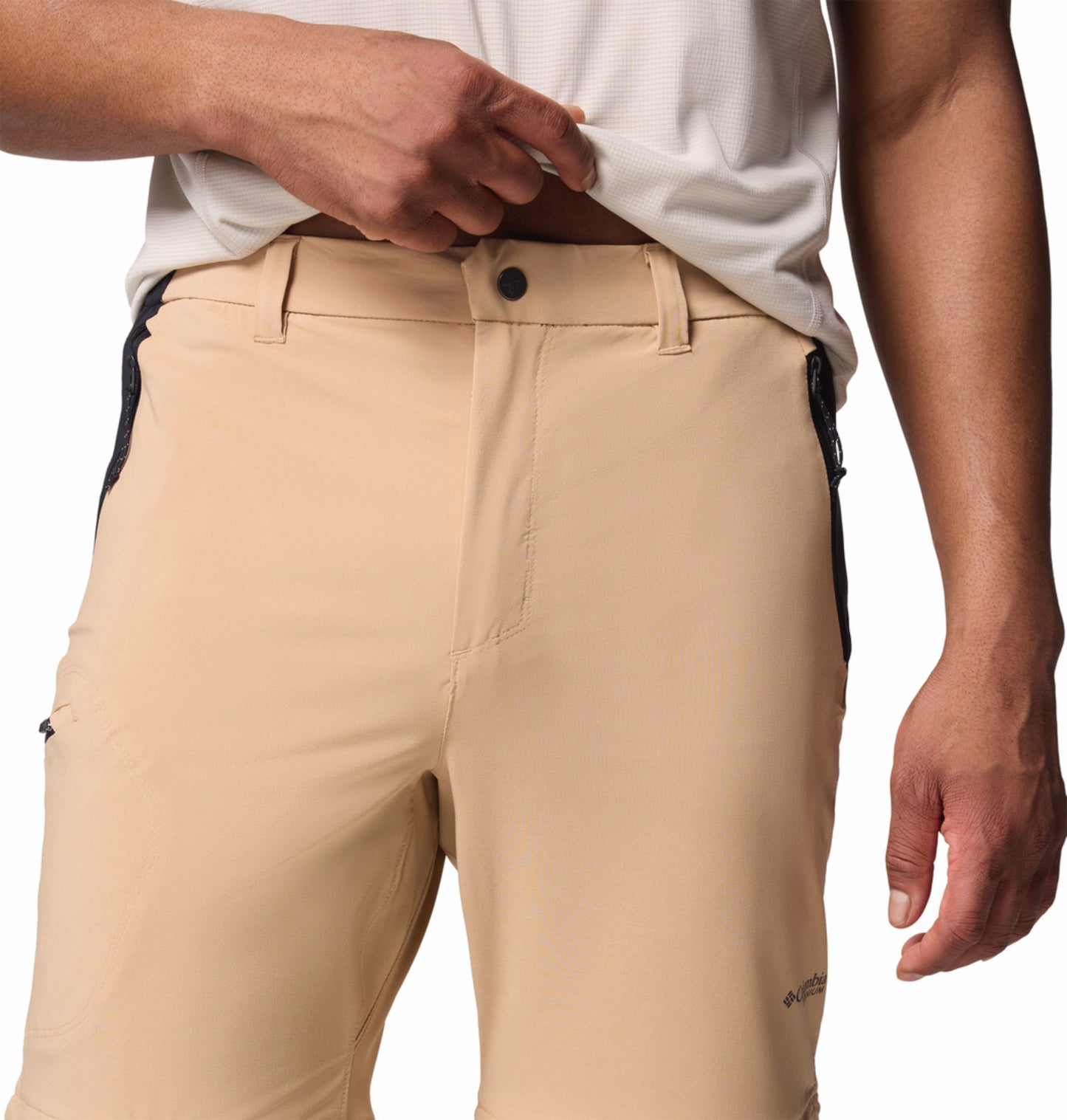 Columbia Men Brown Omni-Shade Triple Canyon Convertible II Pant (Sun Protection)