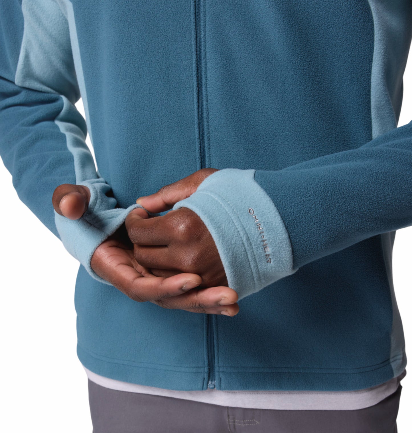 Columbia Men Blue Omni-Heat Arctic Peak Fleece Jacket