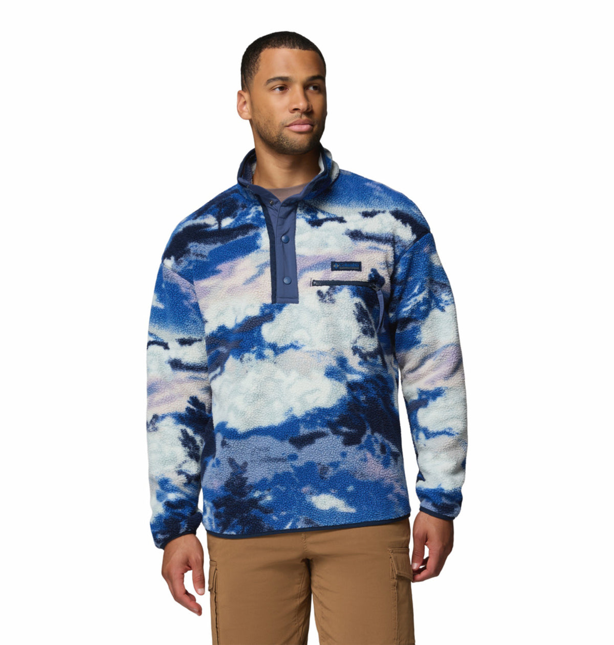 Columbia Men Multi Helvetia II Printed Pullover