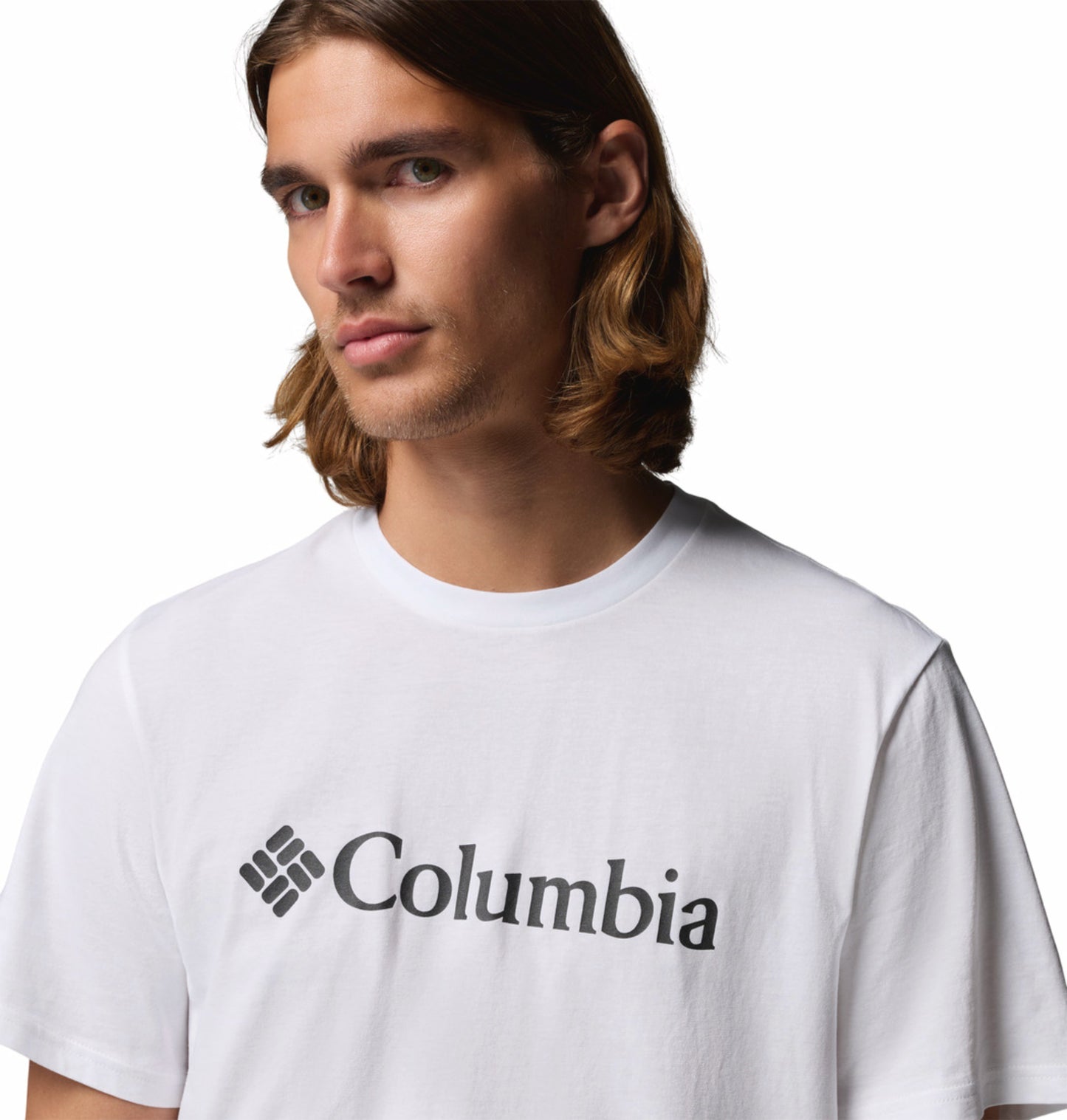 Columbia Men White CSC Basic Logo Tshirt