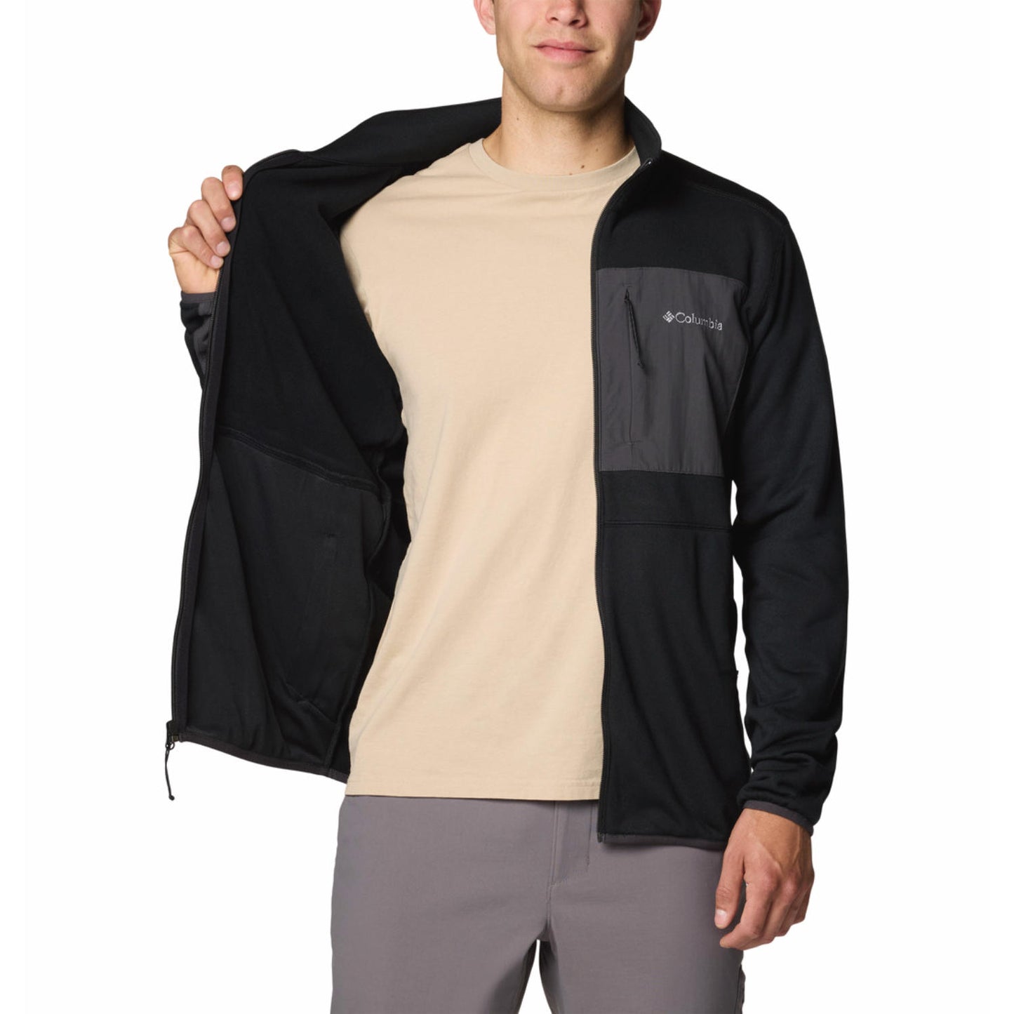 Columbia Men’s Black Hike Full Zip II Outdoor Jacket