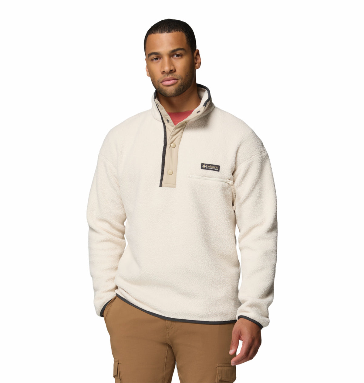 Columbia Men Beige Helvetia II Pullover