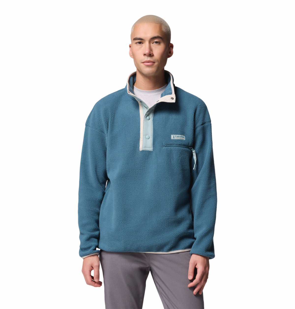 Columbia Men Blue Helvetia II Fleece Jacket