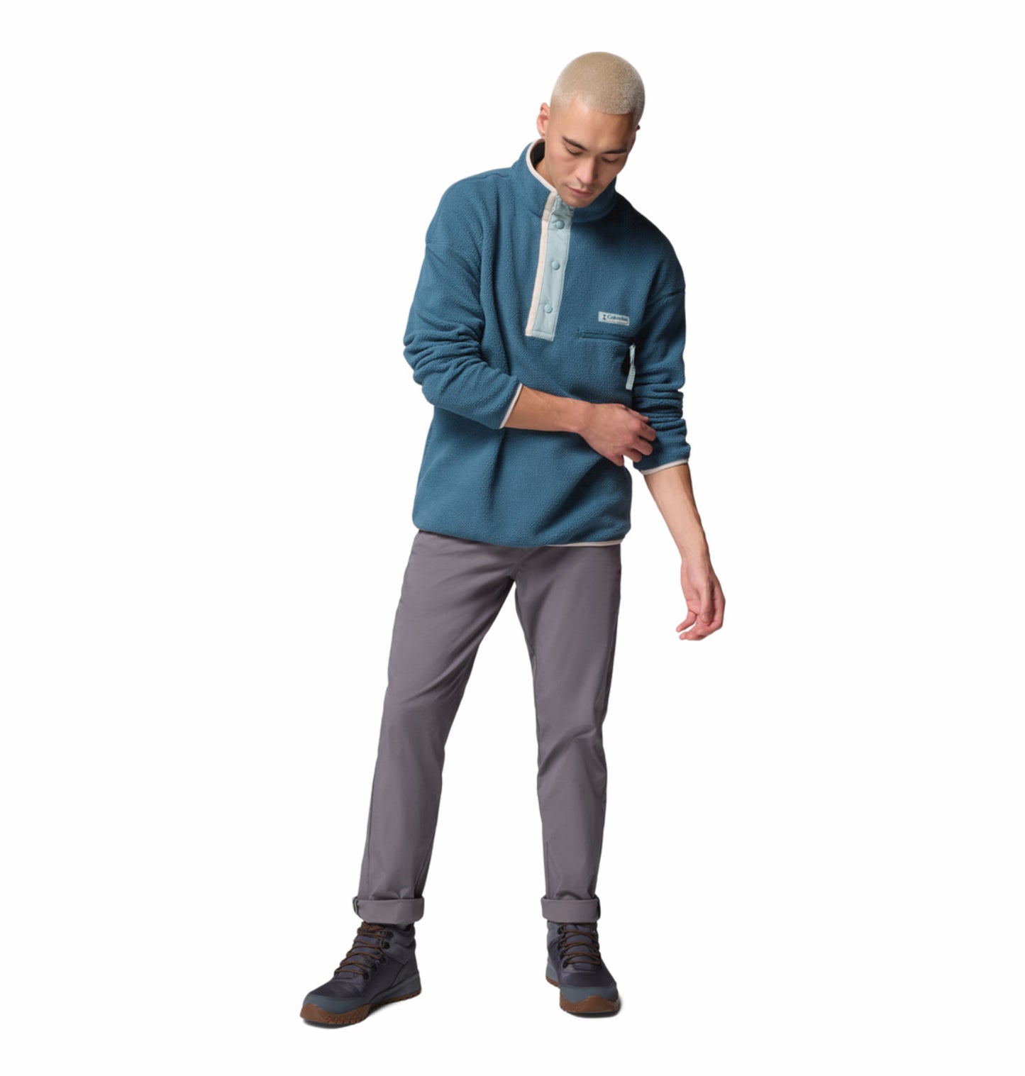Columbia Men Blue Helvetia II Fleece Jacket