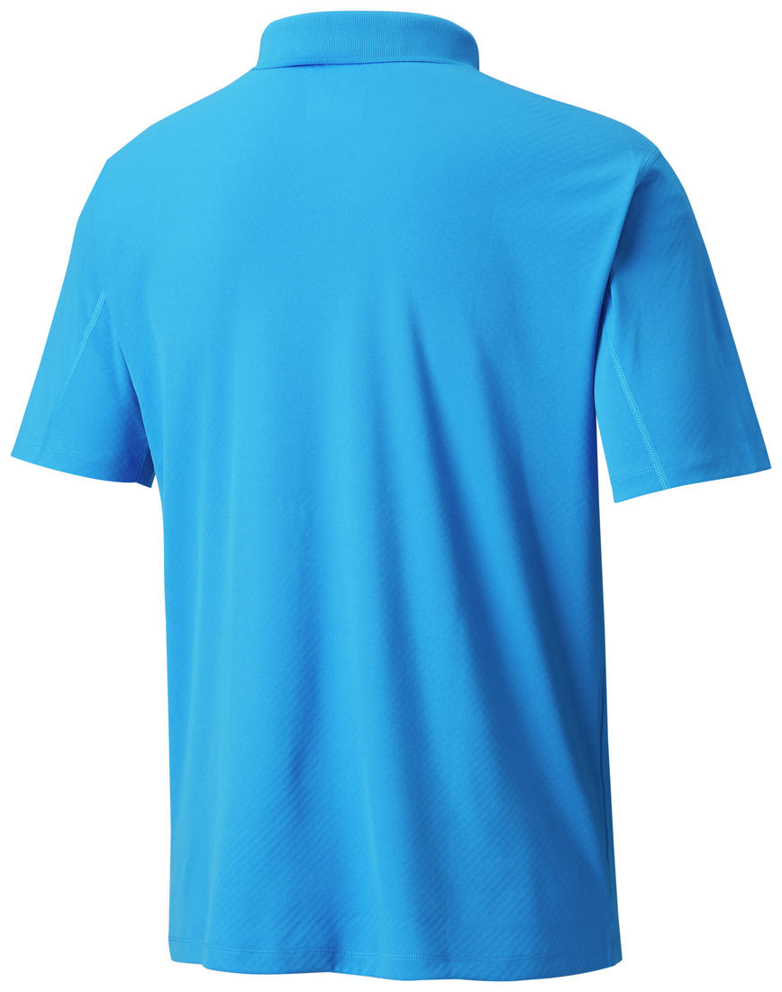 Columbia Men's Blue Zero Rules Polo Shirt with Advanced Sun Protection