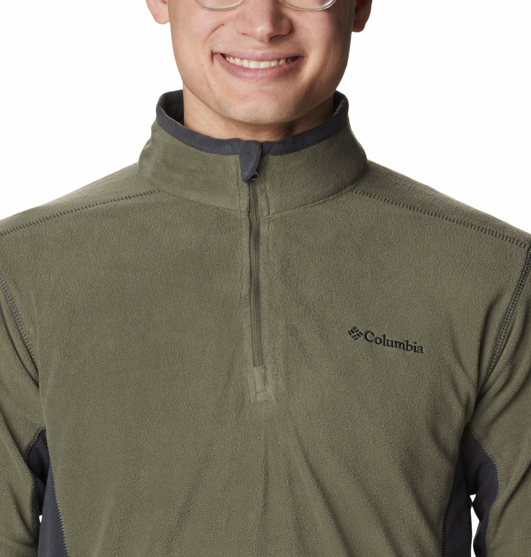 Columbia Men Green Klamath Range II Fleece Jacket