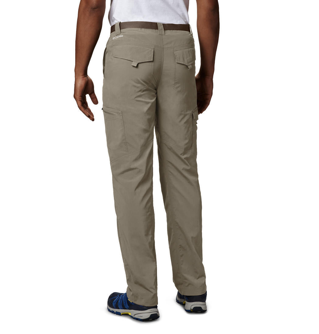 Columbia Men Beige Silver Ridge Cargo Pant with Lightweight Sun Protection