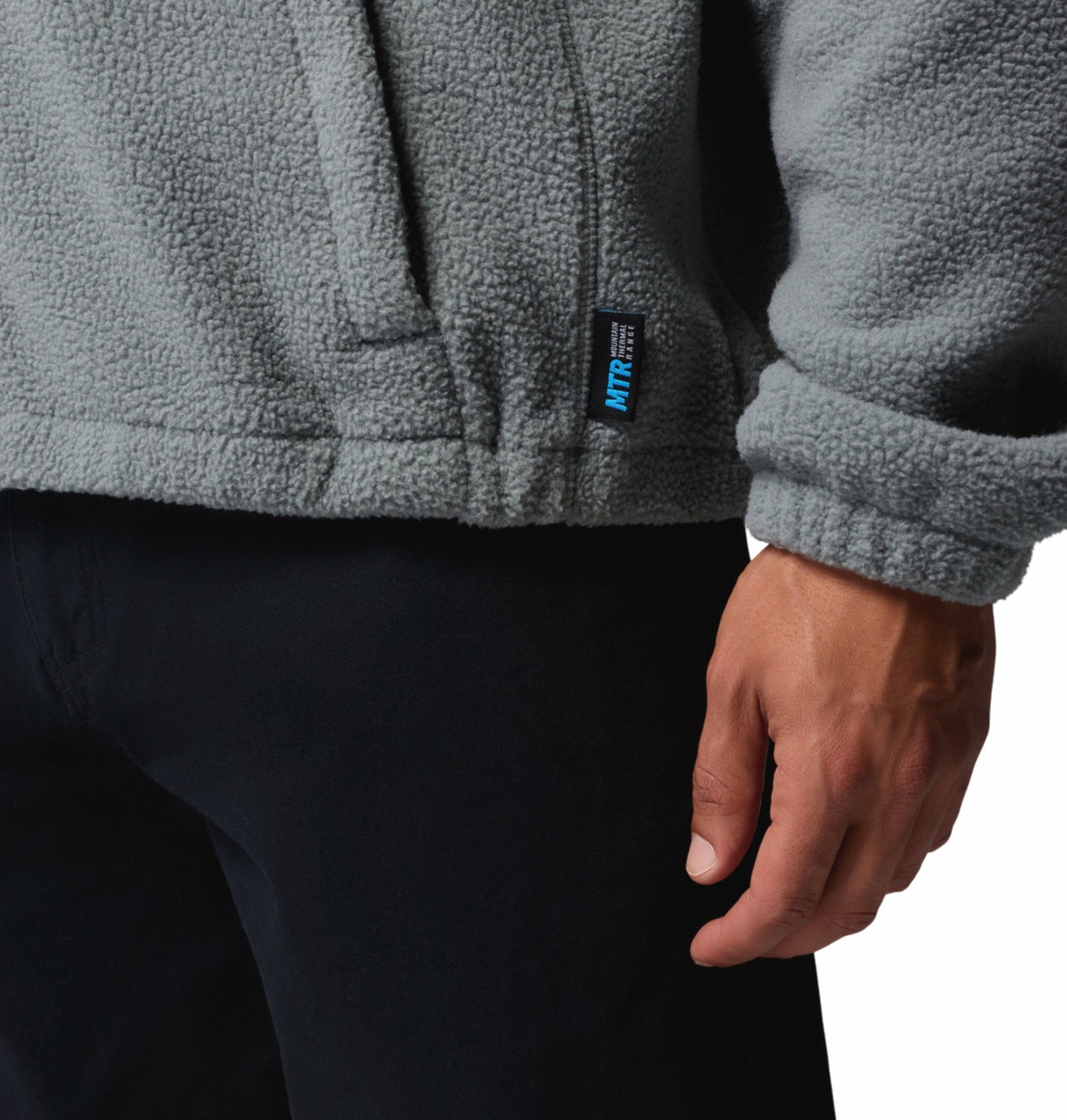 men green mtr timber crest fleece jacket