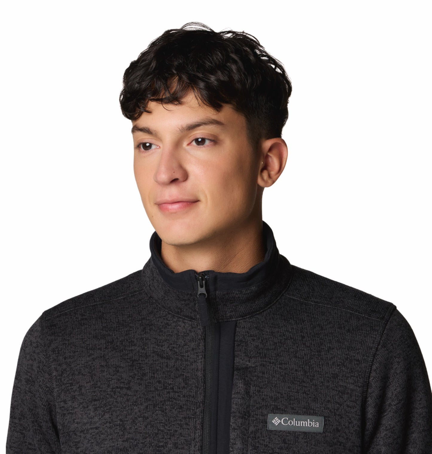 Columbia Men Black Sweater Weather Fleece