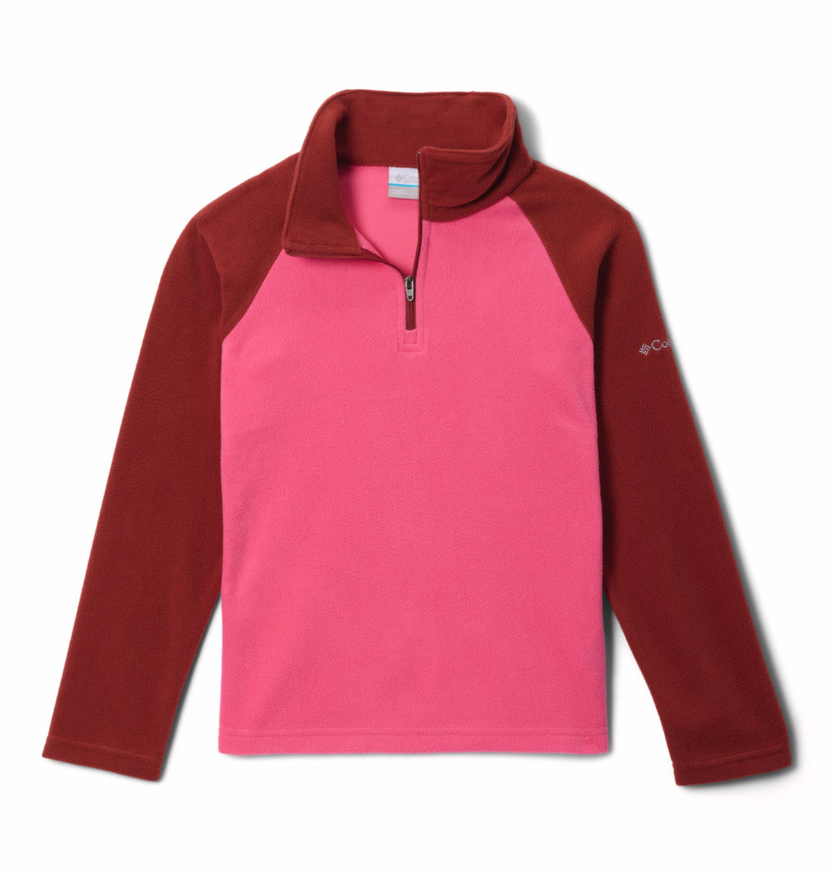 kids girls red glacial pullover