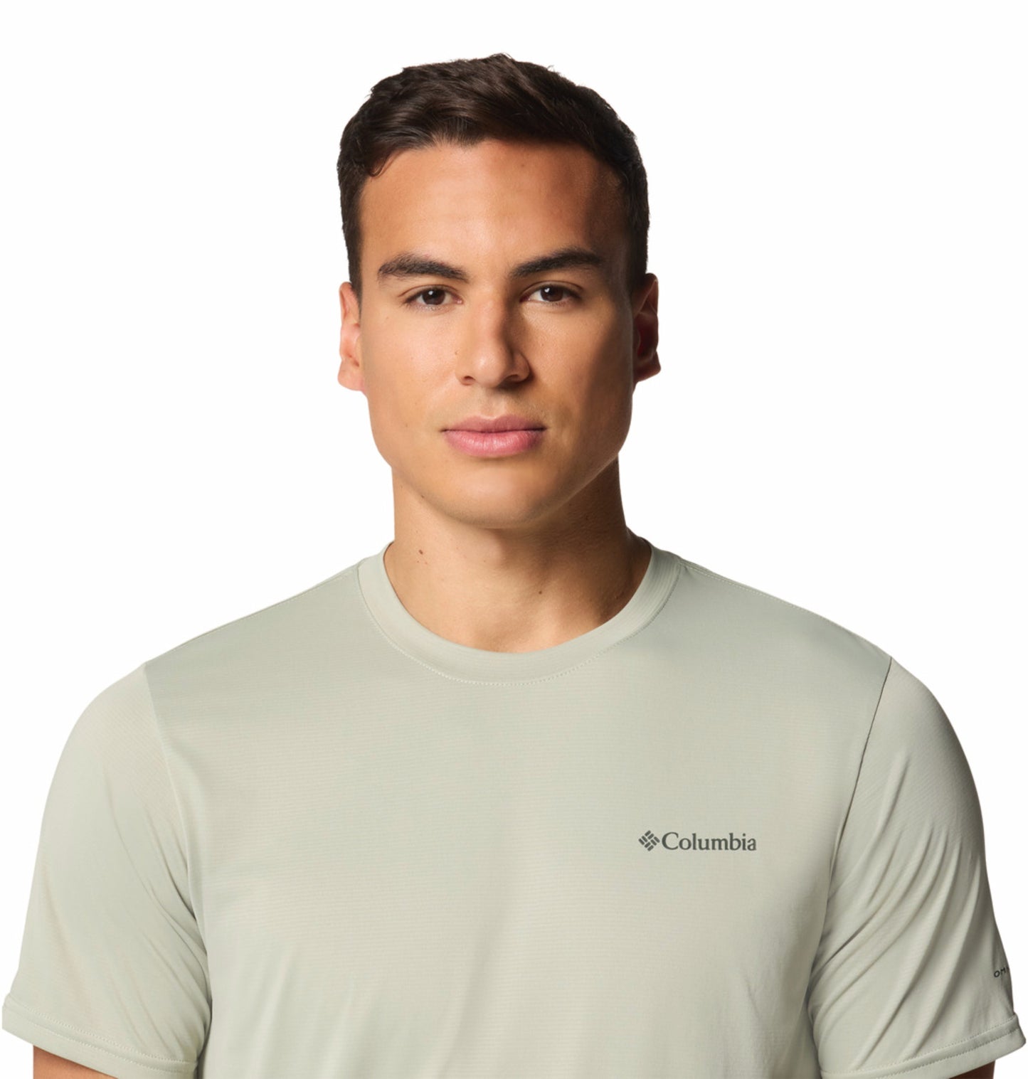Columbia Men's Green Omni-Wick Quick-Dry Hiking Performance T-Shirt
