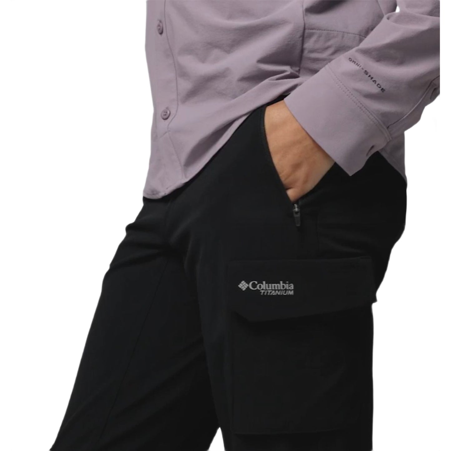 Columbia Women Black Omni-Shade Silver Ridge Elite Pant