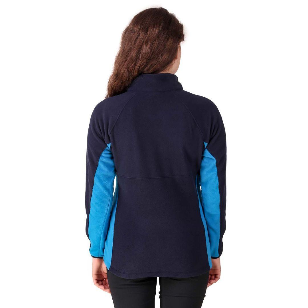 Columbia Women Navy Blue Basin Trail Fleece Full Zip