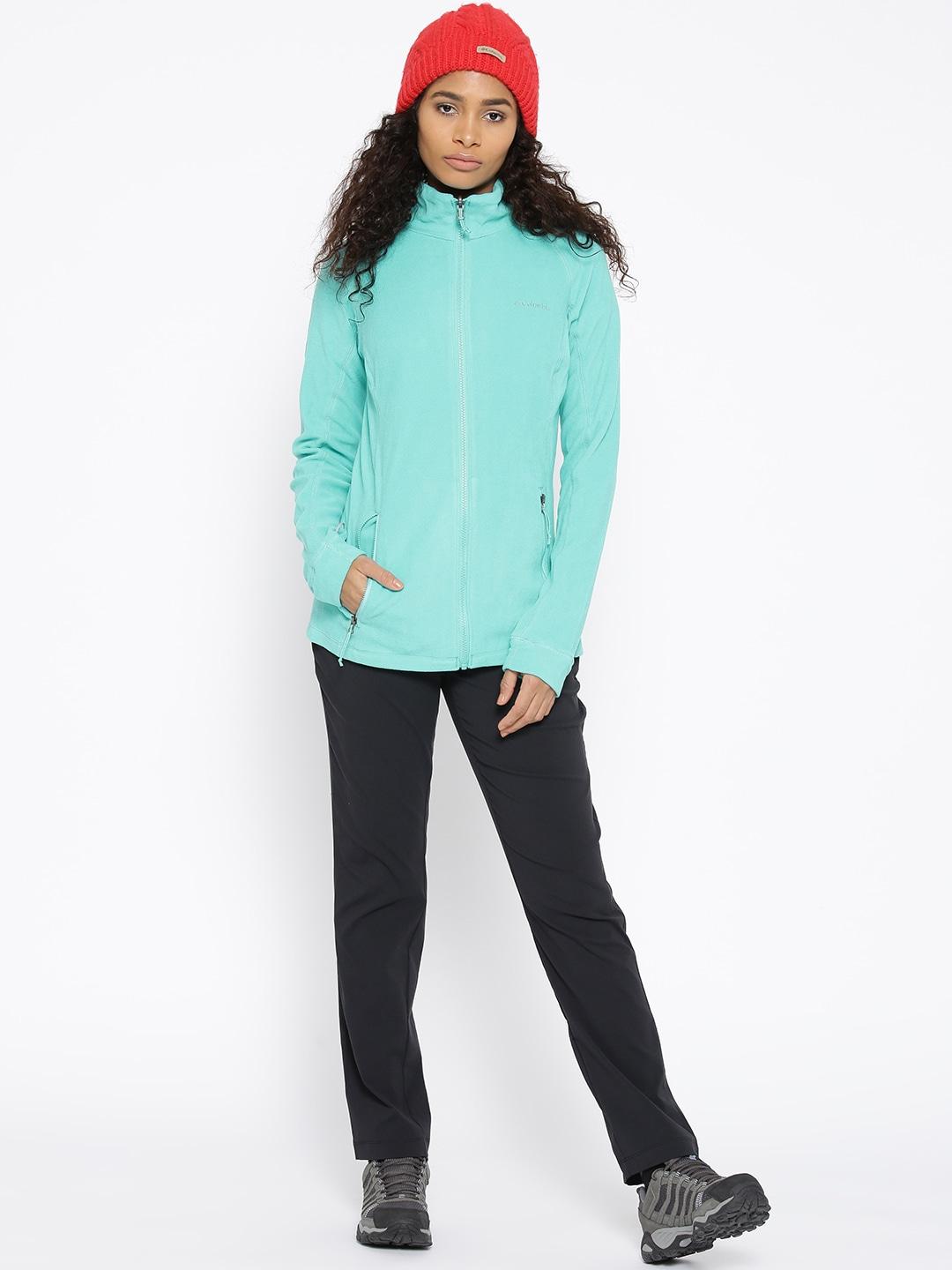 Columbia Women Yellow Leadbetter Mountain Full Zip Fleece