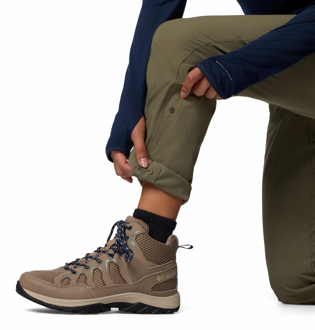 Columbia Women Green Omni-Shield Leslie Falls II Pant