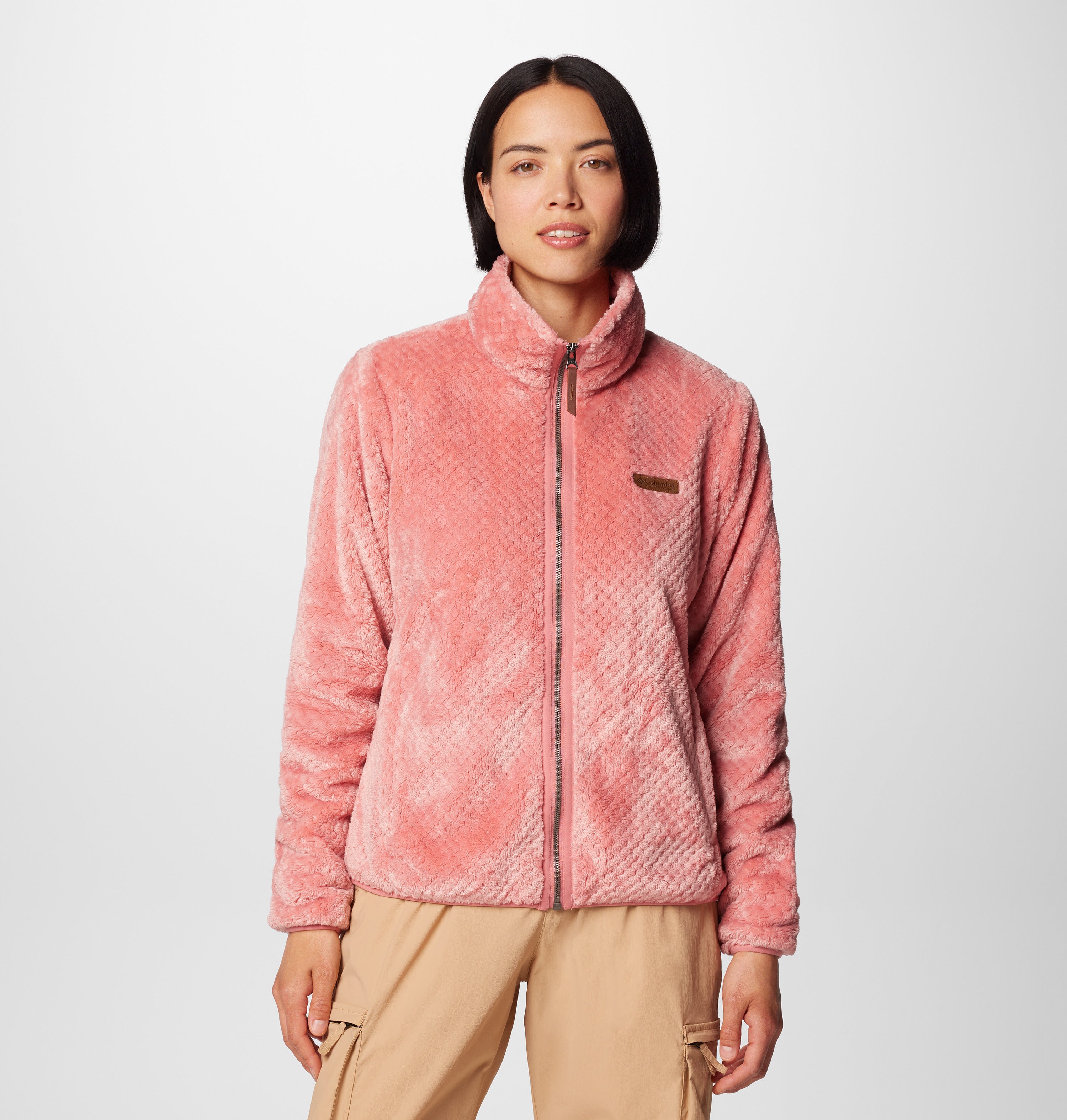Columbia Women Pink Fire Side II Sherpa FZ