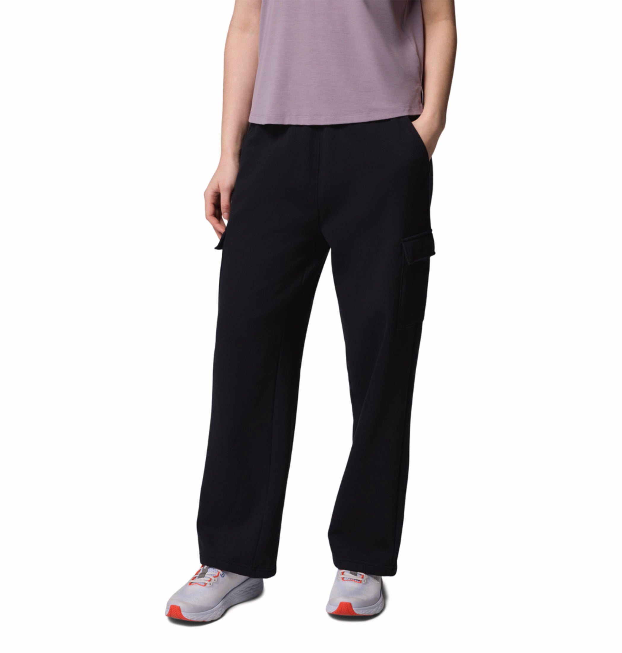 Columbia Women Black Aldermore Fleece Cargo Pant