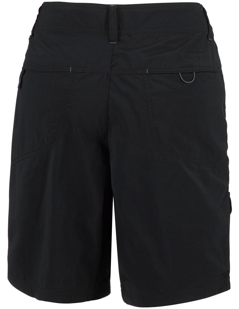 Columbia Women Black Silver Ridge Short (Sun Protection)