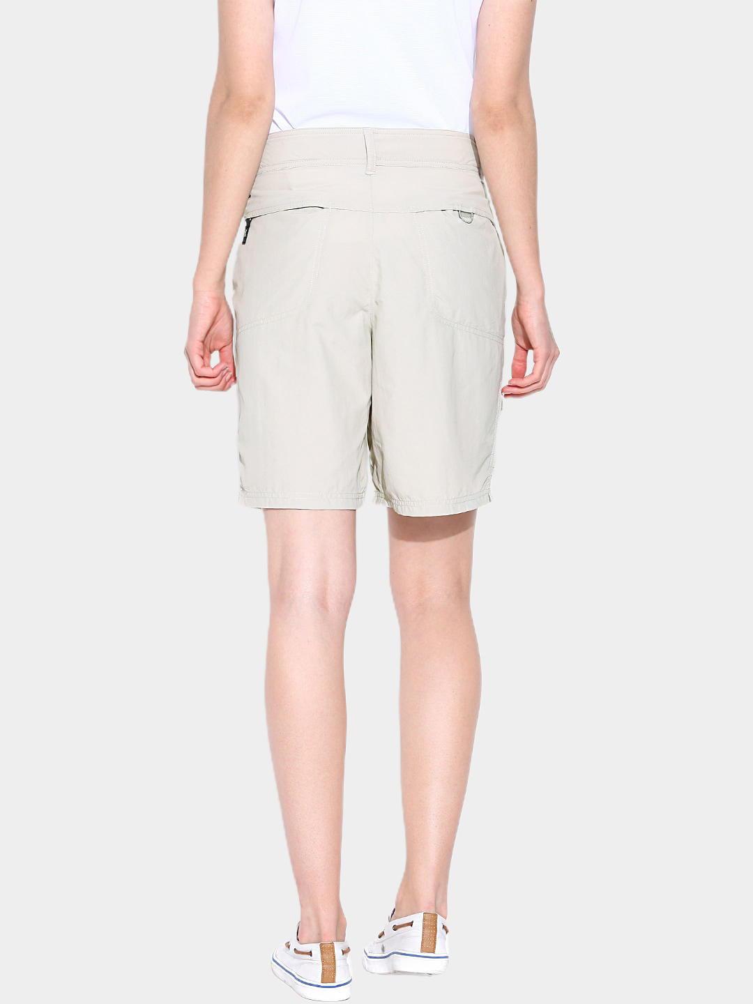 Columbia Women Beige Omni-Wick Silver Ridge Shorts