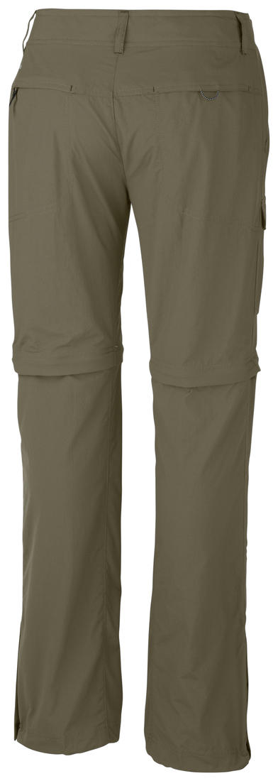 Columbia Women Green Silver Ridge Convertible Pant (Sun Protection)