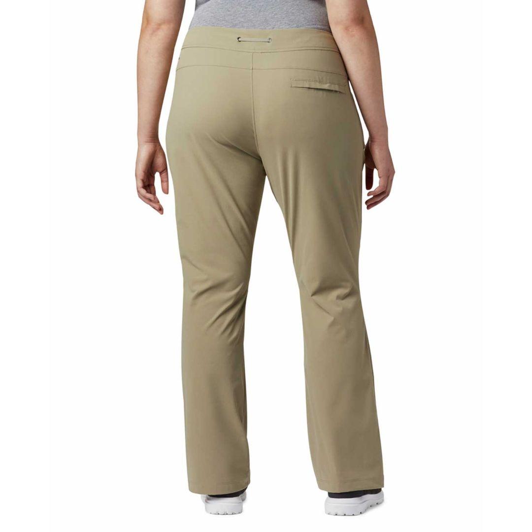 Columbia Women Beige Anytime Outdoor Boot Cut Pant (Sun Protection)