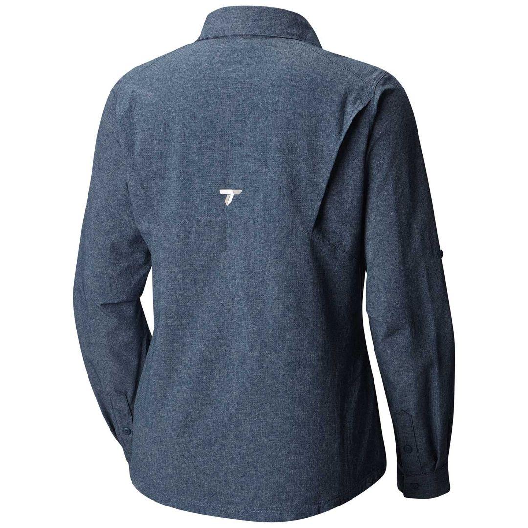 Columbia Women Blue Irico Long Sleeve Shirt