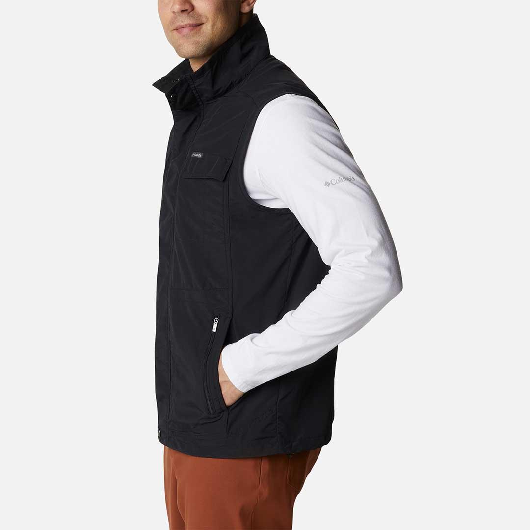 Columbia Men’s Black Silver Ridge II Vest Offering Sun Protection Comfort