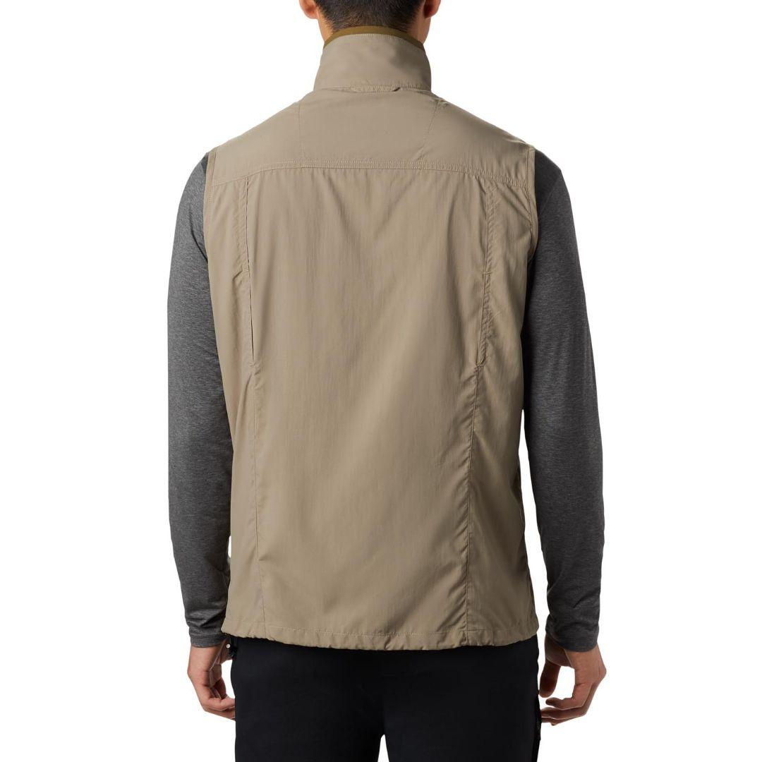 Columbia Men’s Green Silver Ridge II Vest with Effective Sun Protection