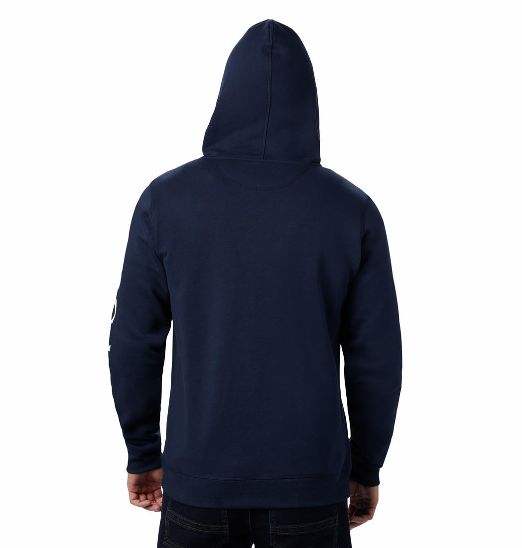 Columbia Men's Blue Logo Fleece Full Zip Jacket with Sun Protection