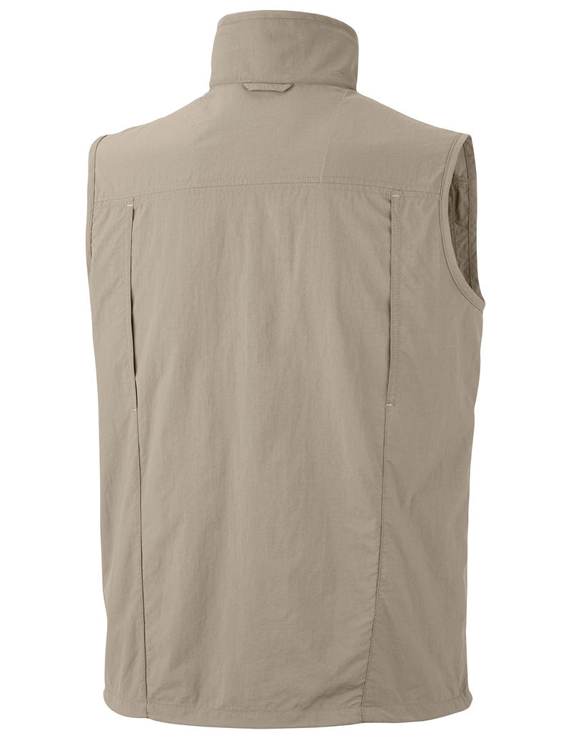 Columbia Men Beige Silver Ridge Vest (Sun Protection)