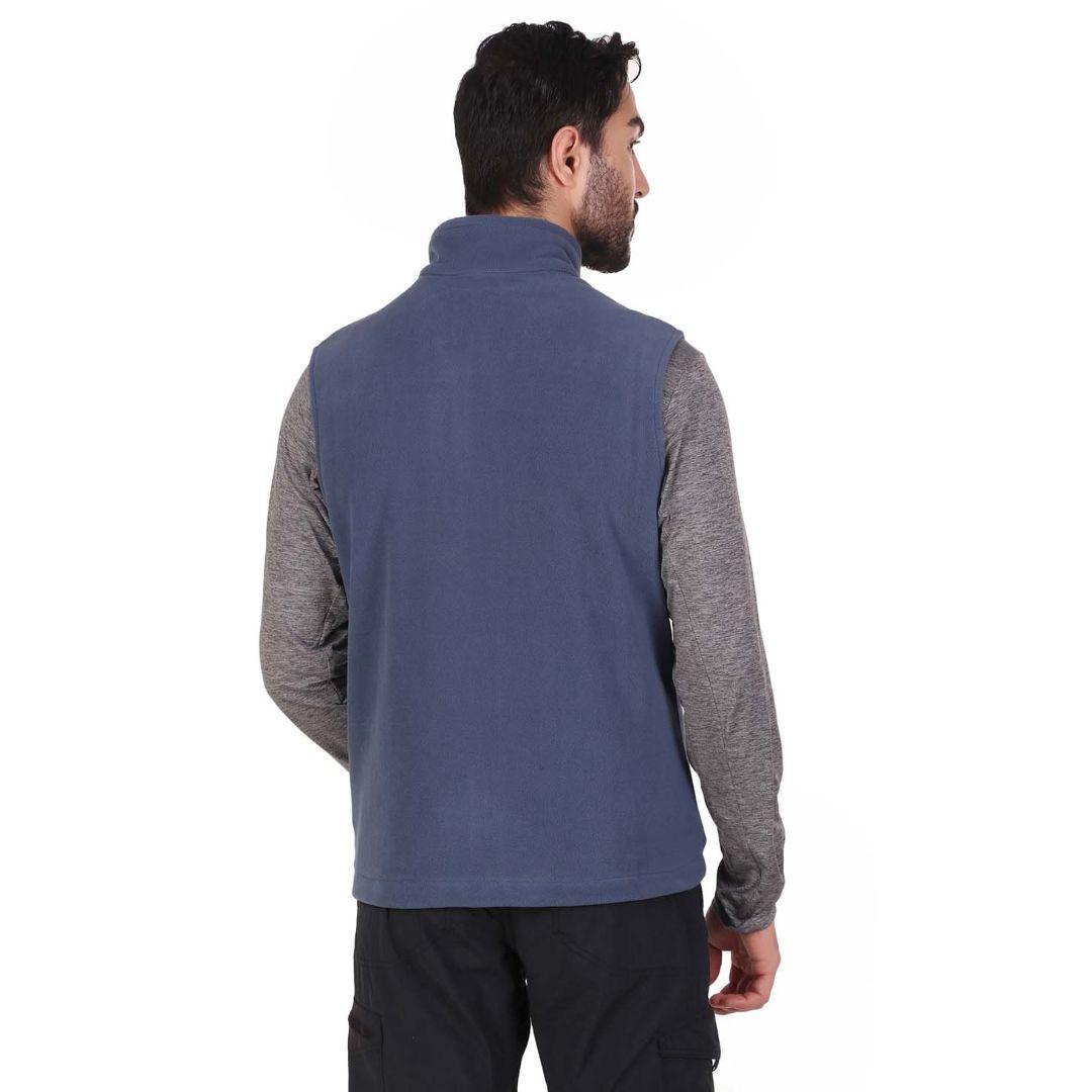 Columbia Men Blue Fast Trek Fleece Vest