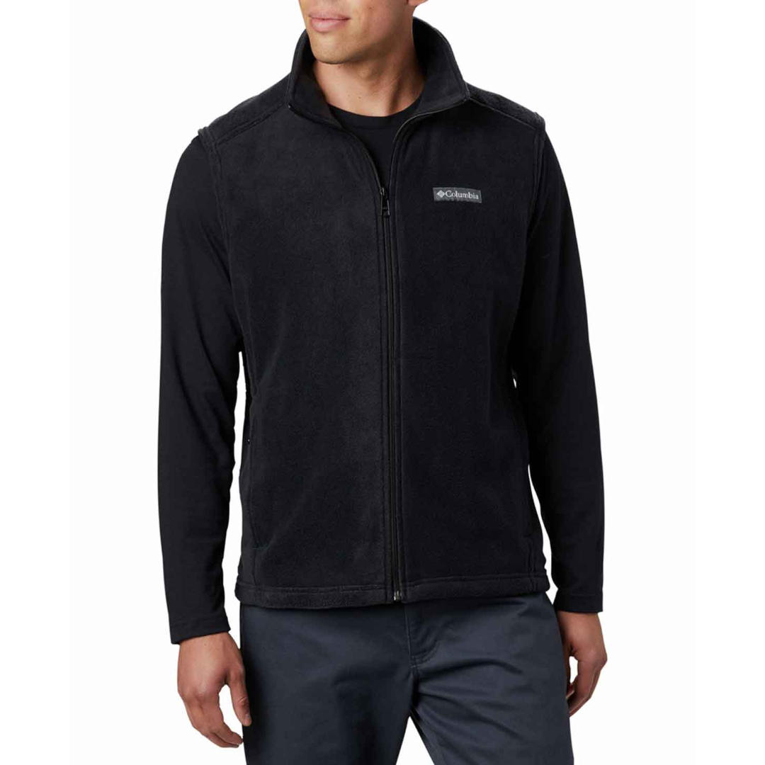 Columbia Men Black Steens Mountain Fleece Vest