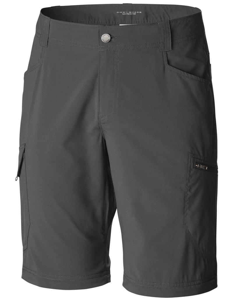 Columbia Men Grey Silver Ridge Stretch Convertible Pant (Sun Protection)