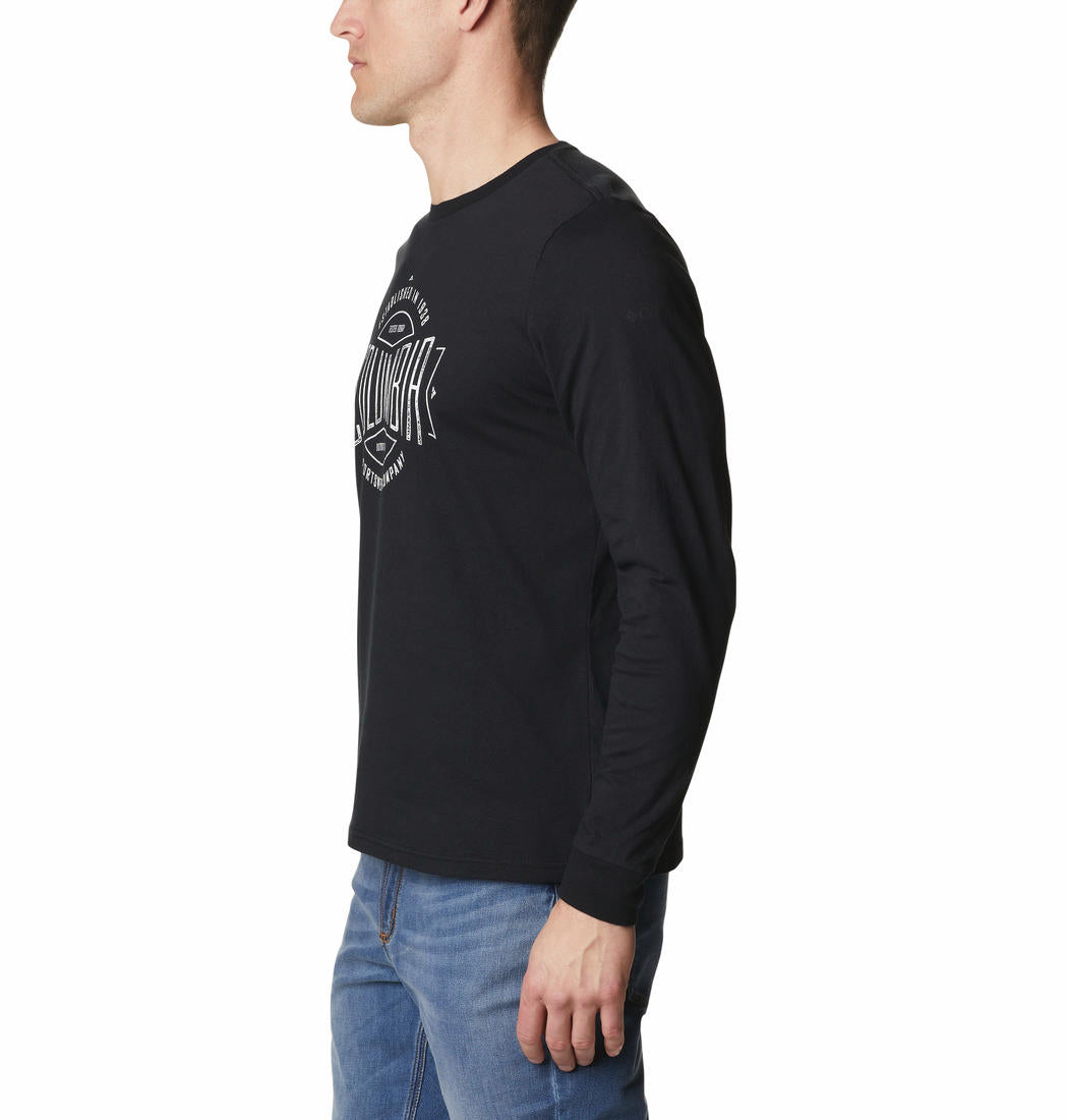 Columbia Men Black Brighton Woods Graphic Tshirt