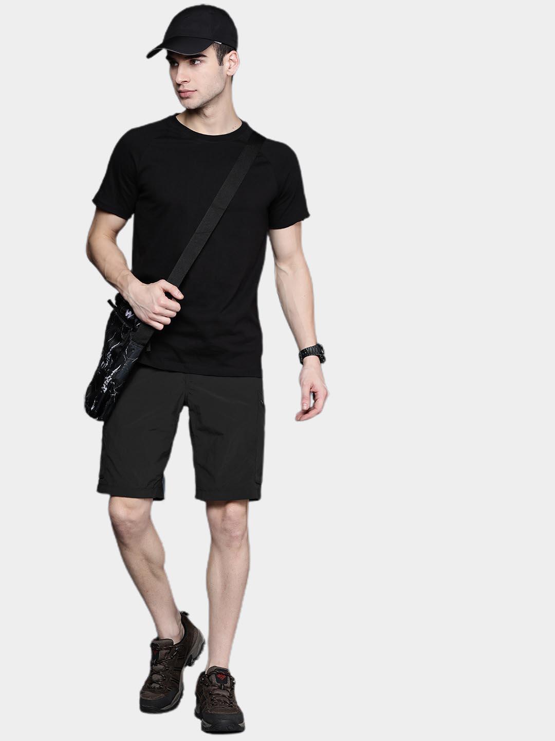 Columbia Men Black Omni-Wick Silver Ridge Cargo Shorts