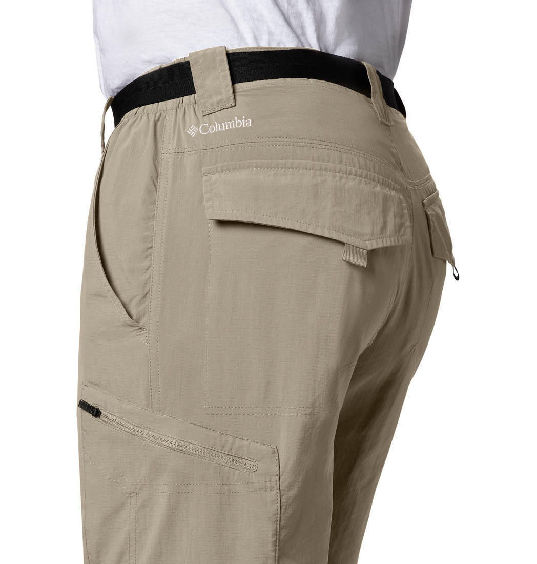 Columbia Men’s Omni-Wick Silver Ridge Beige Cargo Shorts with UPF 50